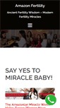 Mobile Screenshot of amazonfertility.com